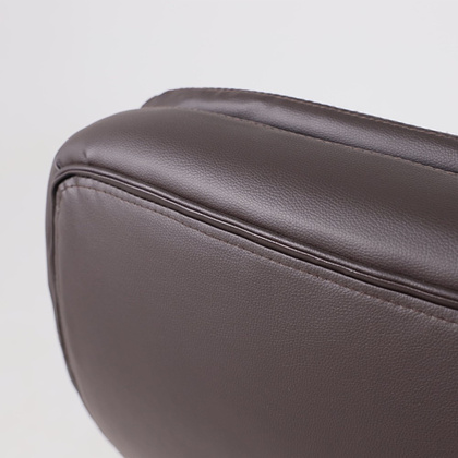 Кресло для руководителя AksHome "Richard new", экокожа, металл, коричневый - 6