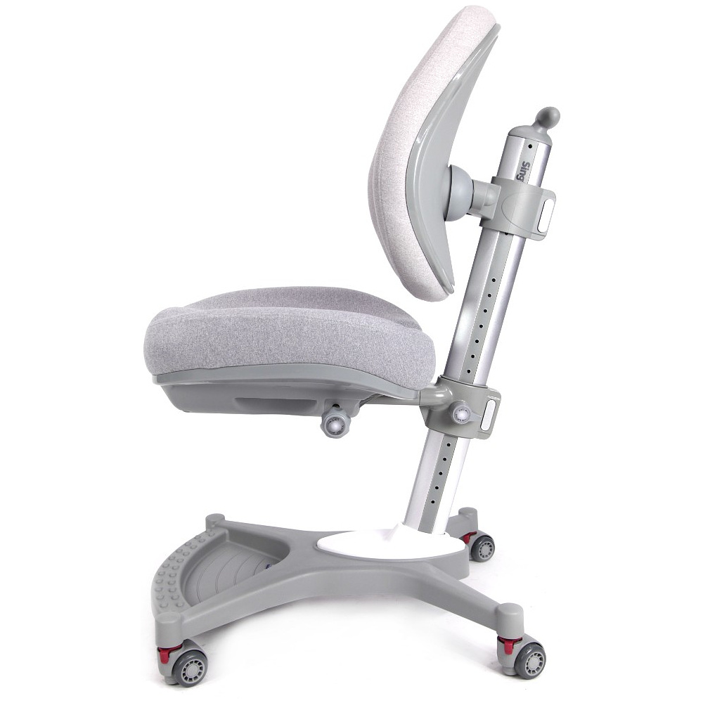 Кресло детское SingBee Cobee 138, ткань, серый, пластик, корпус серый, подставка для ног, с чехлом серым - 4