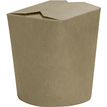 Контейнер бумажный, 700 мл, 102/87х93х99, 48 шт, крафт