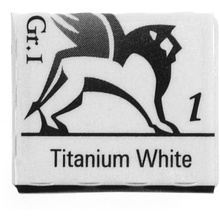 Краски акварельные "Renesans", 01 белила титановые, кювета