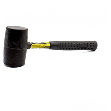 Киянка "Deli", 0,6 кг, с резиновой головкой, фиберглассовая рукоятка