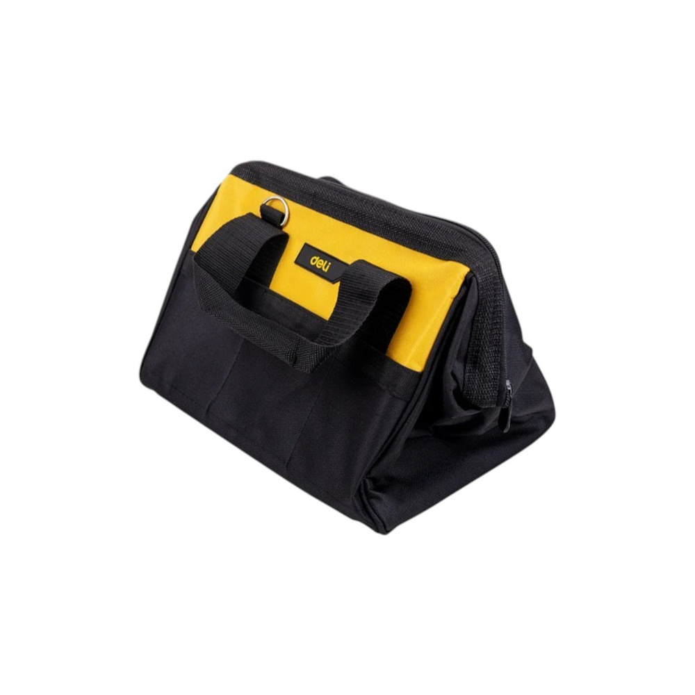 Сумка для инструментов Deli YS EDL-P1, 300х230х250 мм, ткань Oxford, черный, желтый