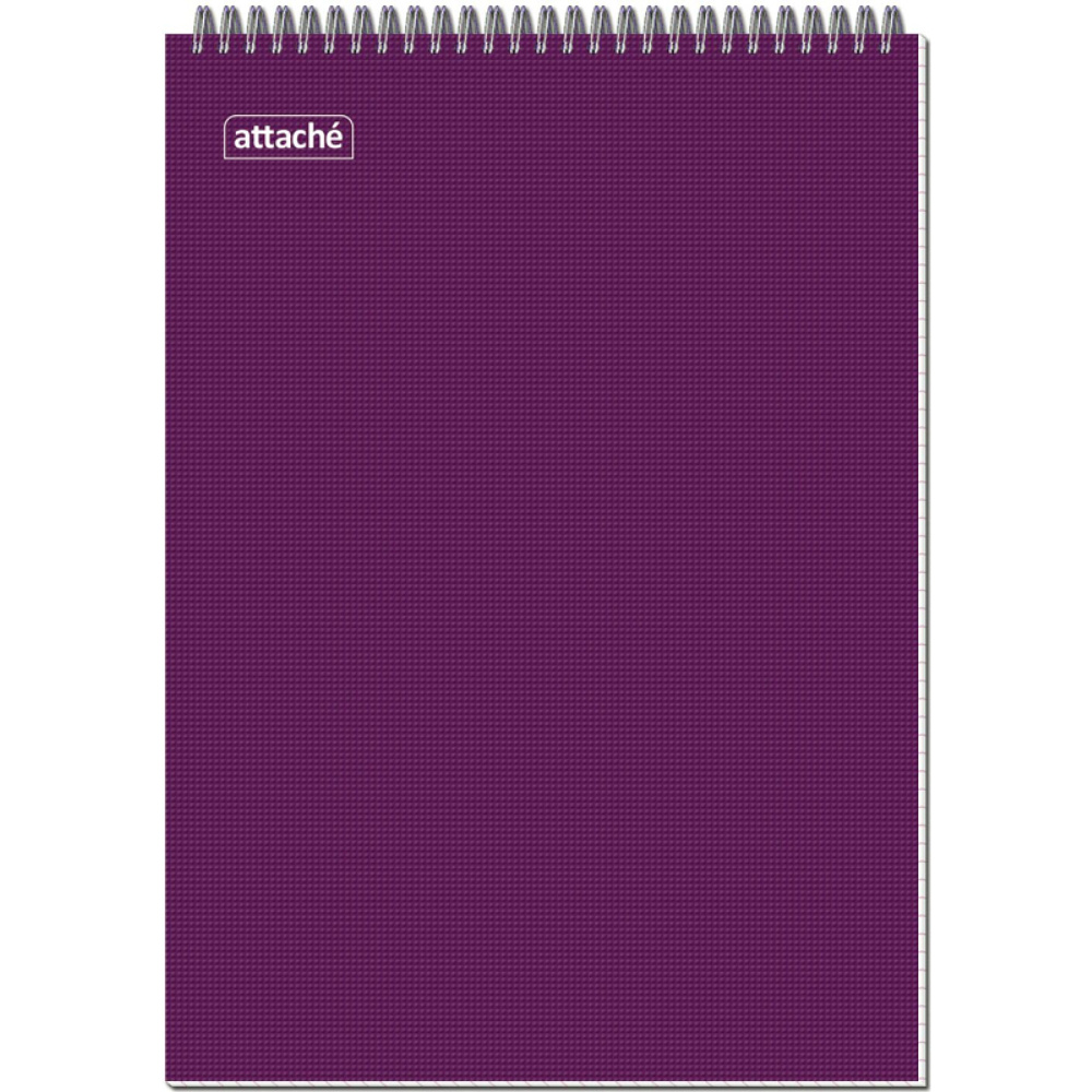 Блокнот "Attache однотонный", А4, 40 листов, клетка, ассорти - 3