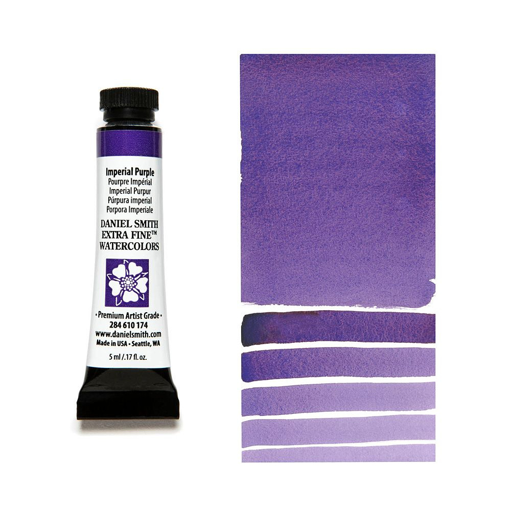 Краски акварельные "Daniel Smith", имперский пурпур, 5 мл, туба
