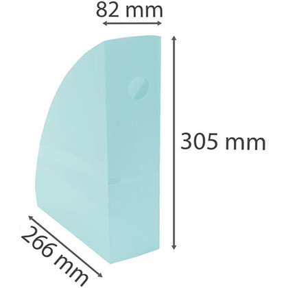 Модуль для бумаги вертикальный "Aquarel", зеленая пастель - 4