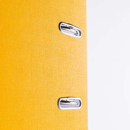 Папка-регистратор "Deli", А4, 75 мм, желтый - 4