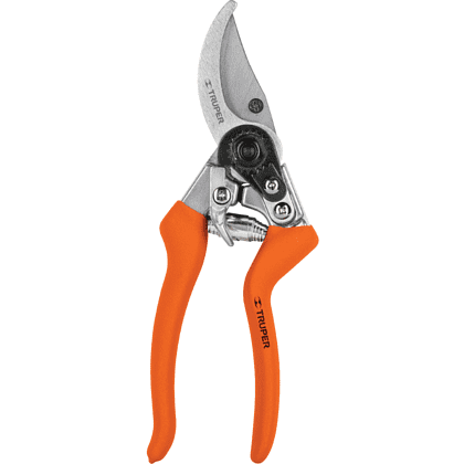 Секатор садовый Truper Т-45, 210 мм, SK5, оранжевый