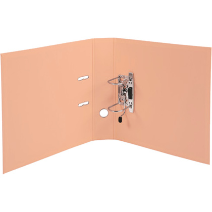 Папка-регистратор, A4, 70 мм, ПВХ, лососевый - 3