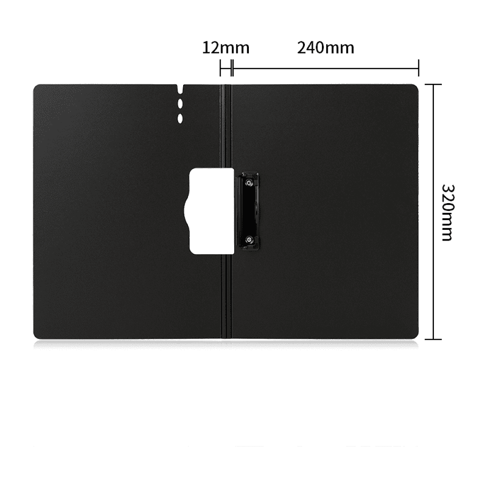 Планшет открывающийся с зажимом "Deli", A4, светло-серый - 2