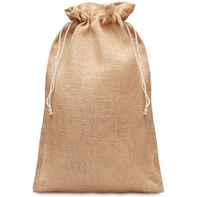 Сумка-мешок для подарков "Jute Large", 30x47 см, бежевый