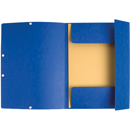 Папка на резинках "Manila", A4, 15 мм, картон, синий - 2