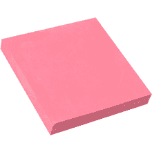 Бумага для заметок на клейкой основе "Yesli:", 75x75 мм, розовый неон