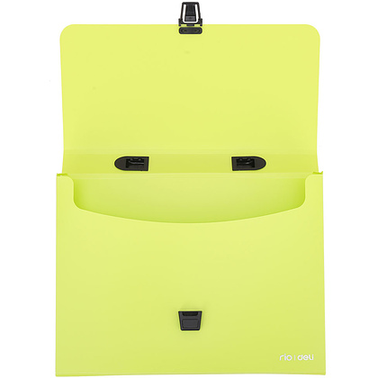 Портфель на 1 деление "Deli", пластик, 1, ассорти - 4