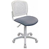 Кресло для детей Бюрократ "CH-W296NX/15-48", ткань, пластик, белый, серый