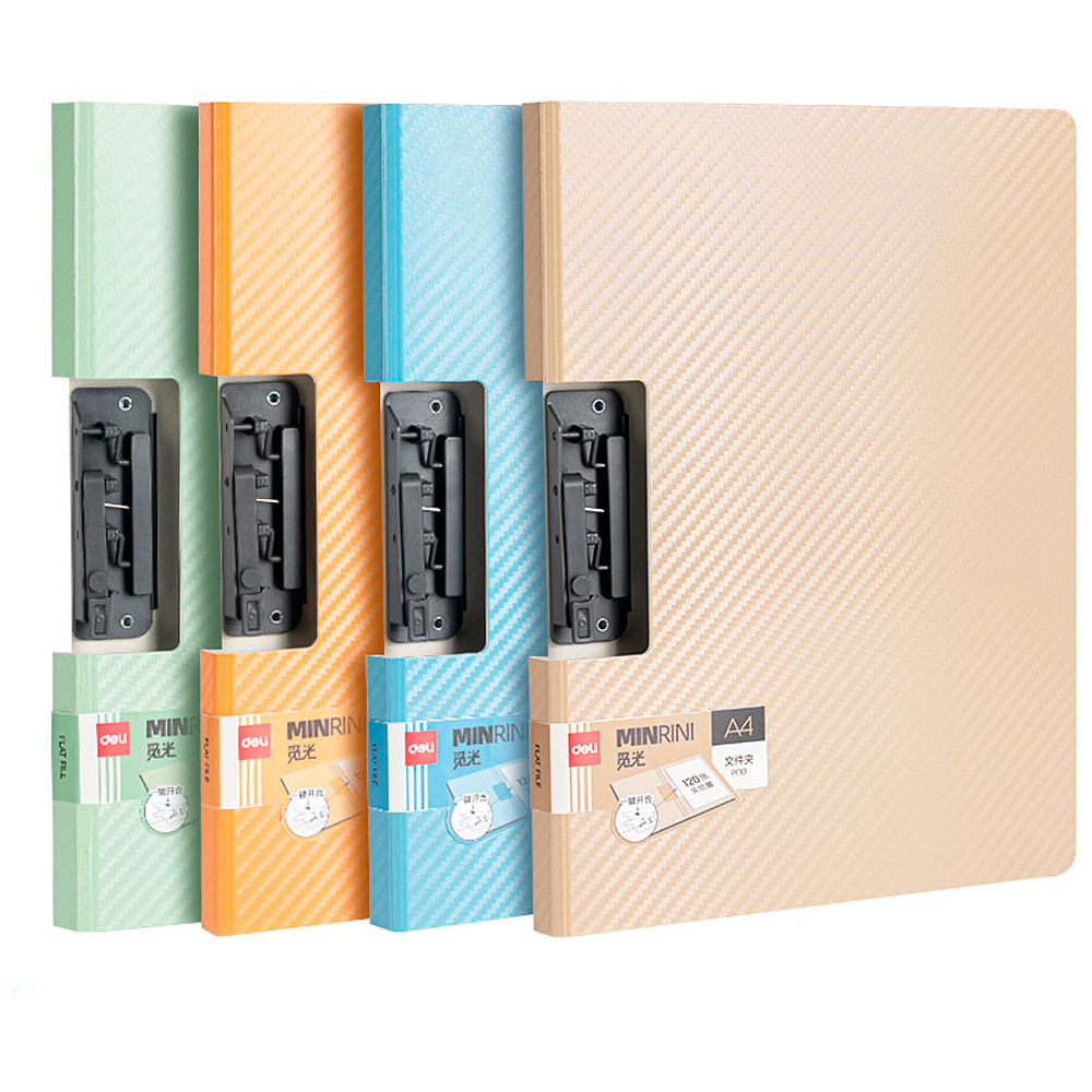 Папка-планшет Deli с прижимом, A4, пластик, ассорти 9109551 купить в ...