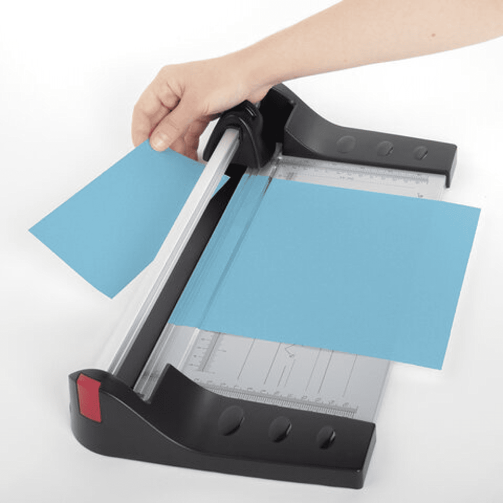 Резак для бумаги роликовый BRAUBERG EXTRA,  A4, длина реза 320 мм - 9