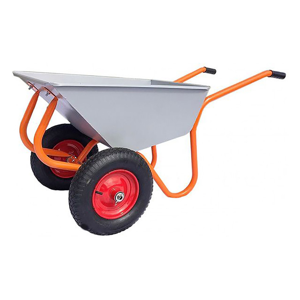 Тачка строительная "КОМ ТССР-2П", 2 пневмоколеса