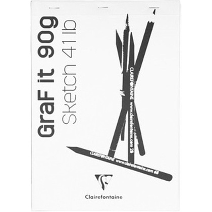 Скетчбук "Graf It", A4, 90 г/м2, 80 листов, белый
