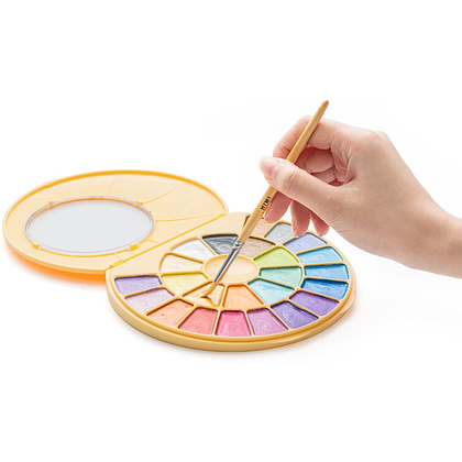 Краски акварельные металлик "Himi", набор, 24 цвета - 8