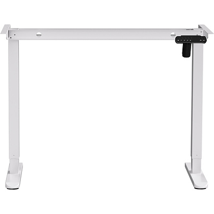 Стол с электроприводом WellDesk Basic 1200x675х18 белый/дуб стирлинг (9191460+9197777) - 3