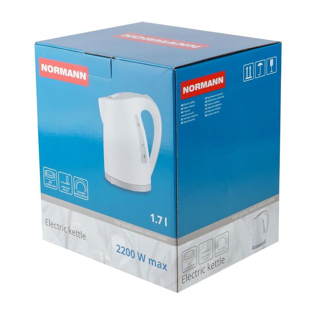 Электрочайник "Normann AKL-334", белый - 3
