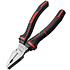 Плоскогубцы "Deli", 155 мм., комбинированные, красный, черный