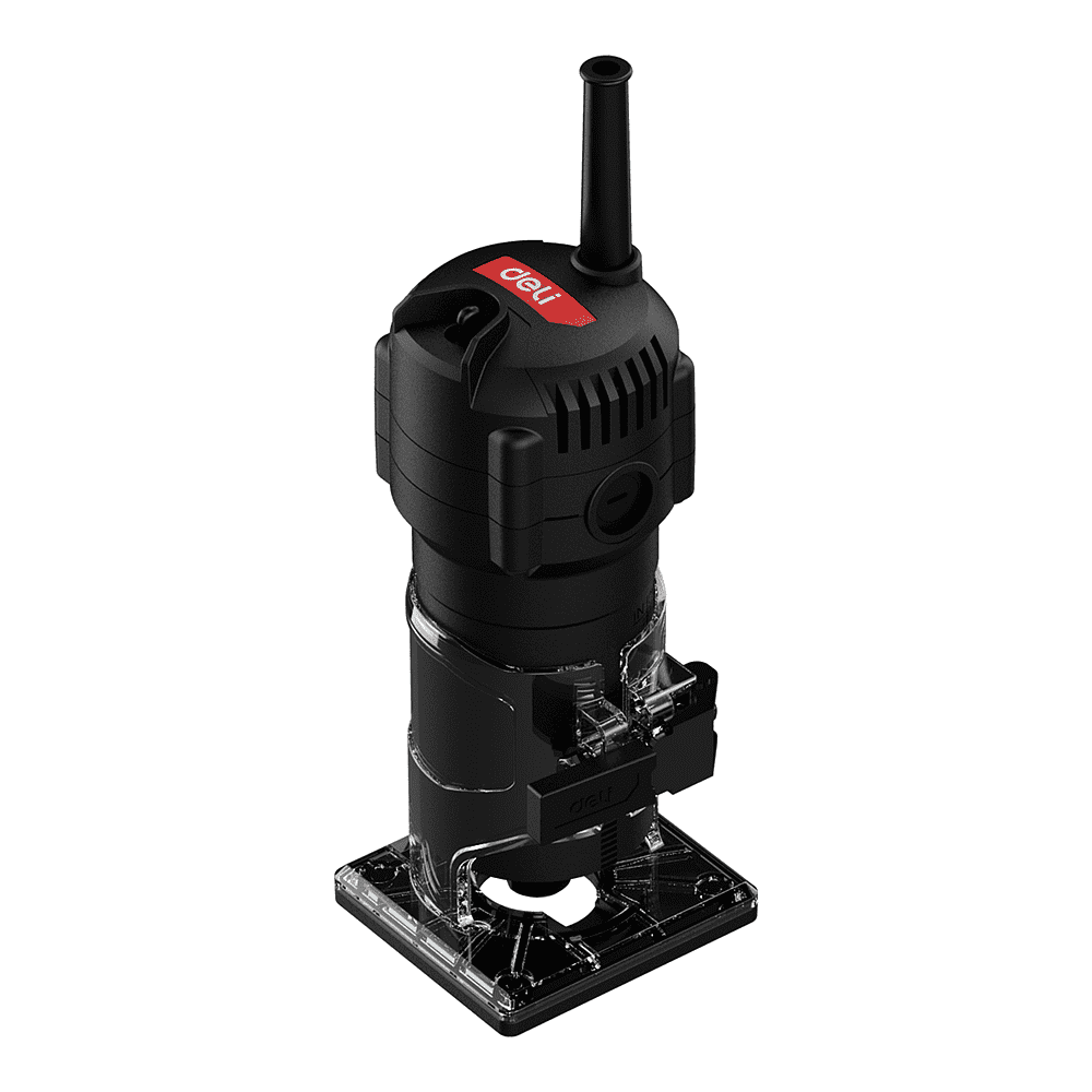 Фрезер кромочный Deli RS EDE-XB550-1E, 550 Вт, 6 мм, коробка, черный - 3