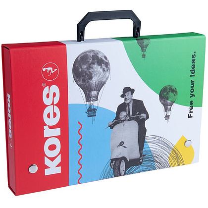 Портфель с набором канцелярских принадлежностей "Kores"