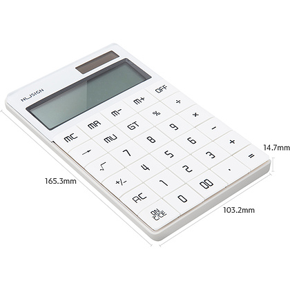 Калькулятор настольный Deli "NS041", 12-разрядный, белый - 3