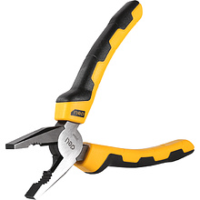Плоскогубцы "Deli" 200 мм., желтый, черный