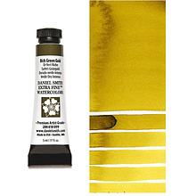 Краски акварельные "Daniel Smith" , зелёно-золотой насыщенный, 5 мл, туба