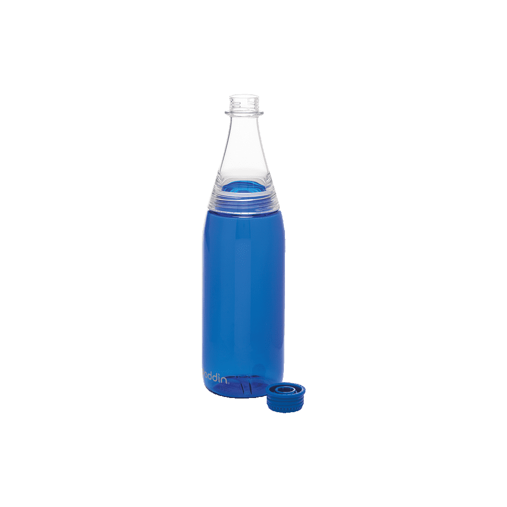 Бутылка для воды "Fresco Twist & Go Bottle", пластик, 700 мл, синий, прозрачный - 2