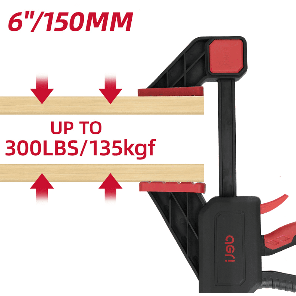 Струбцина Deli RS EDL110106Z, быстрозажимная, 150 мм - 8