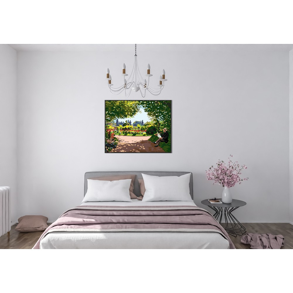 Картина по номерам "Клод Моне. Сад имени Баумана" - 3