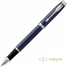 Ручка перьевая Parker "IM Matte Blue CT"