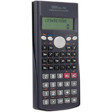 Калькулятор научный Deli "1710", 12-разрядный, темно-синий