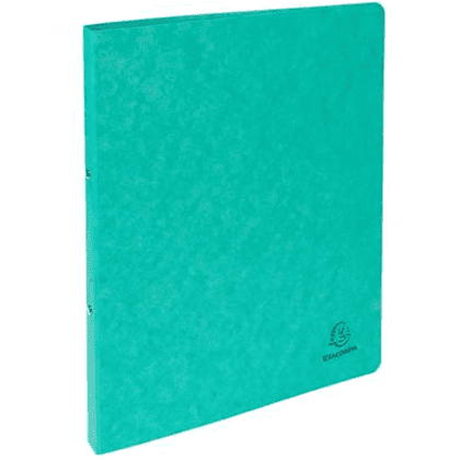 Папка на кольцах "Exacompta", картон, 20 мм, А4, зеленый