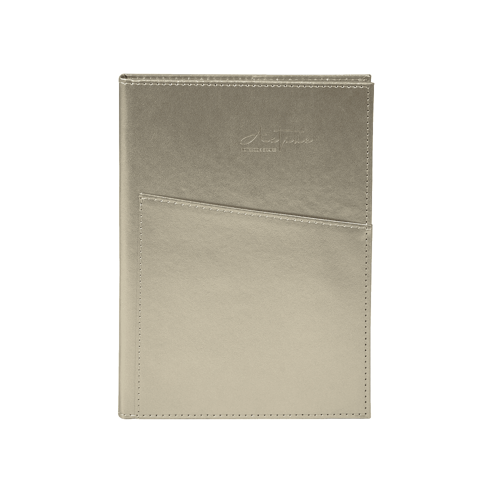 Блокнот "3223-10", А5, 80 листов, линейка, бежевый