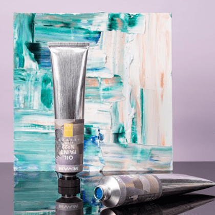 Краски масляные "HIMI.MIYA" зелёный оливковый, 170 мл., туба - 7