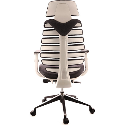 Кресло для руководителя EVERPROF "Ergo", ткань, алюминий, серый - 5