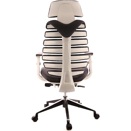 Кресло для руководителя EVERPROF "Ergo", ткань, алюминий, серый - 5