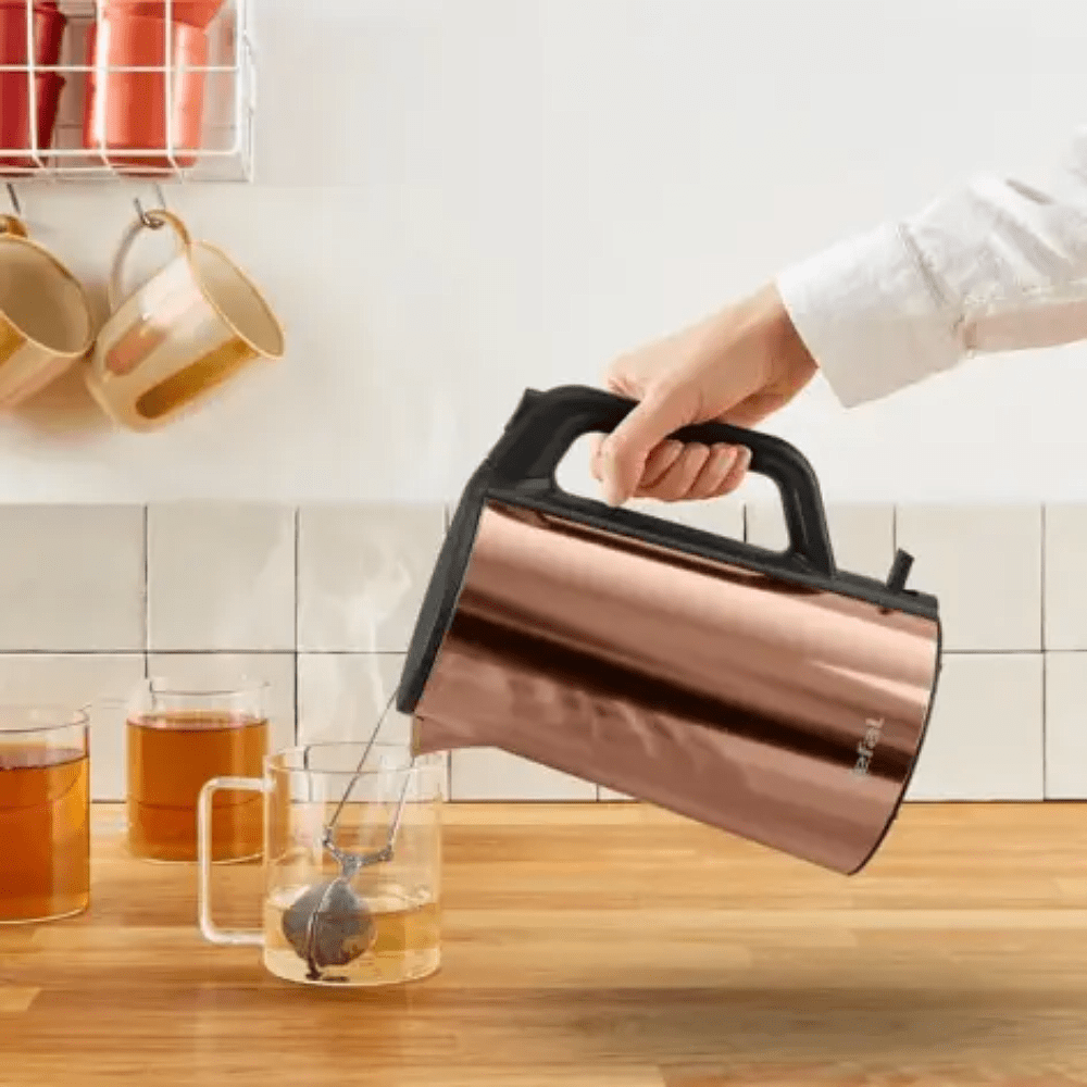 Электрочайник Tefal KI583C10, нержавеющая сталь, золотой, черный - 8