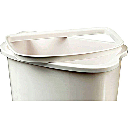 Корзина для мусора Luscan Prof Etalon, 12 л, белый - 5