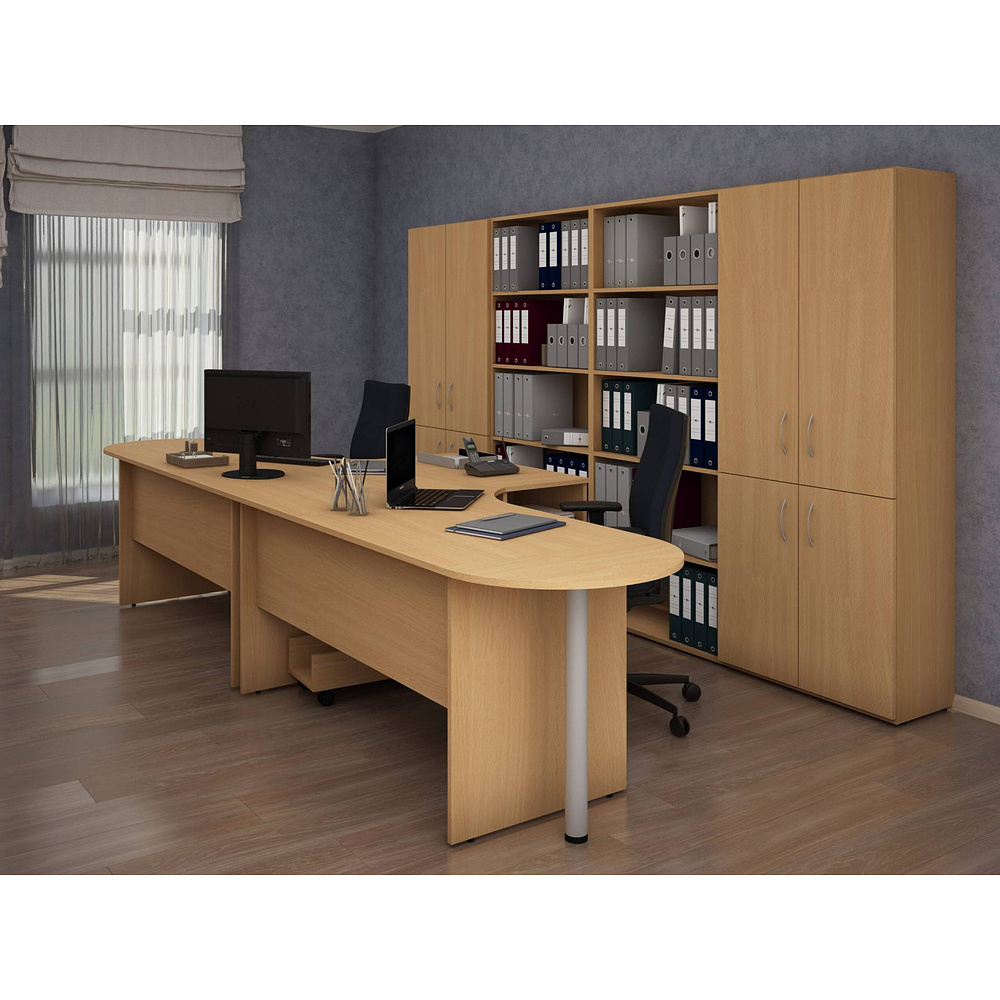 Коллекция Столица тумба мобильная С-032/1, 400х500х576 мм, бук - 11