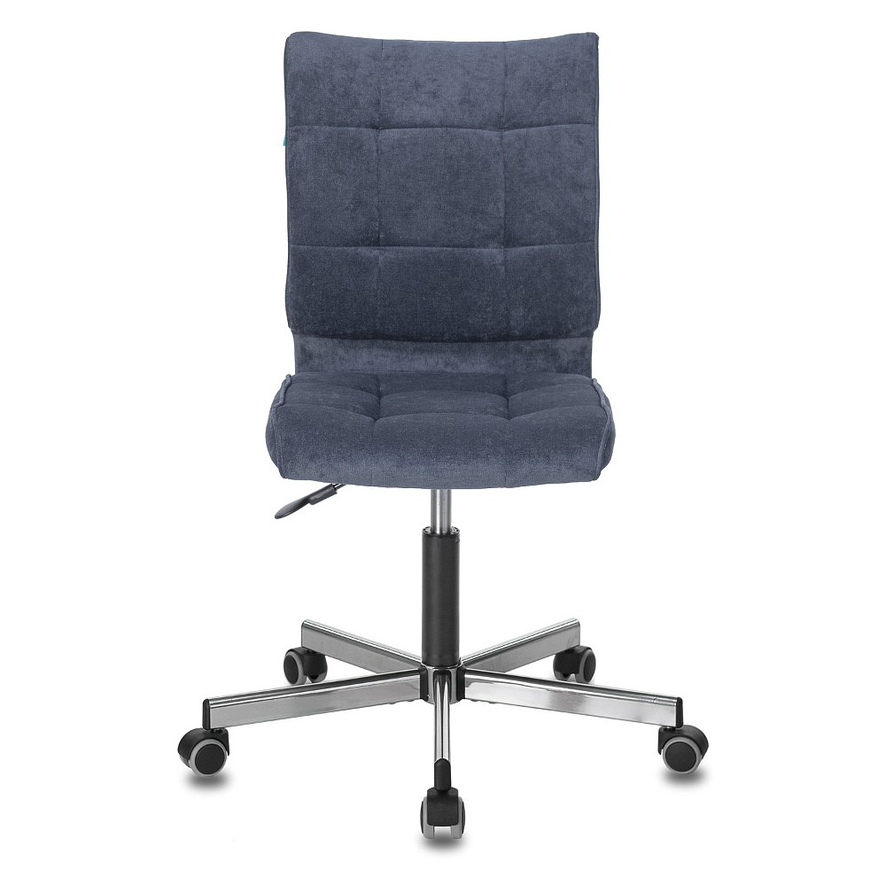 Кресло для персонала "Бюрократ СH-330M/LT", ткань, металл, темно-синий - 2
