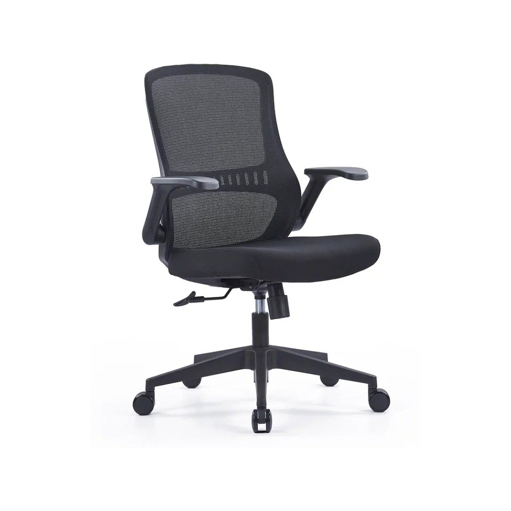 Кресло для персонала SitZone CH-526B сетка, ткань, пластик, черный