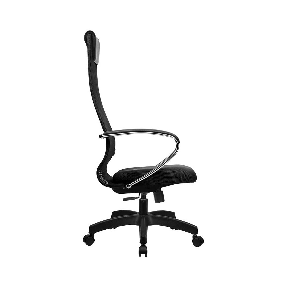 Кресло для руководителя Метта "BK-8 PL", ткань-сетка, металл, черный - 3