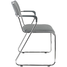 Стул для посетителей EVERPROF "Fix Plus", ткань, металл, серый
