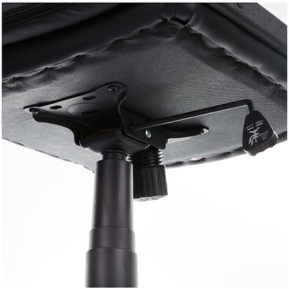 Кресло для персонала Helmi HL-M03 "Referent", экокожа, пластик, черный - 7