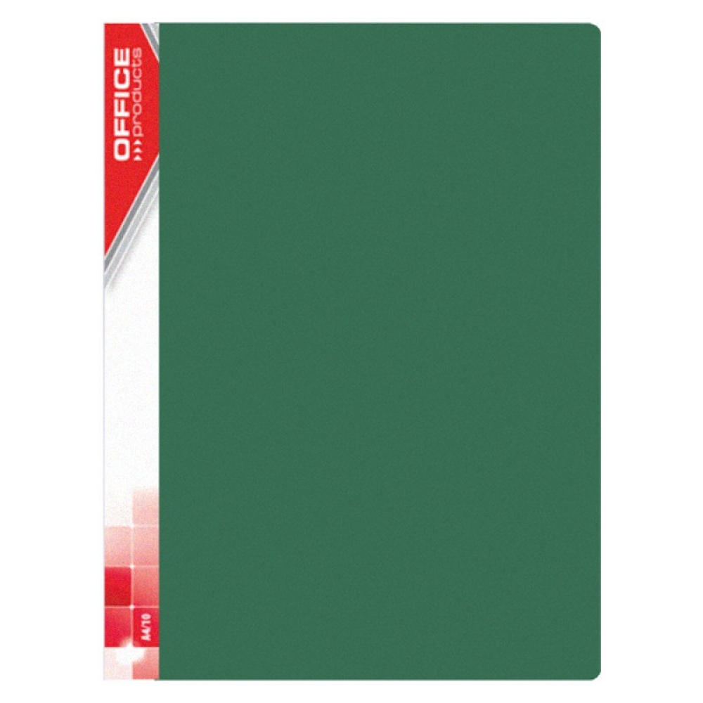 Папка c файлами "Office Product", 20 карманов, зеленый